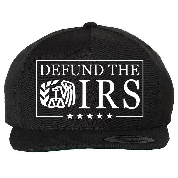 Defund The Irs Wool Snapback Cap