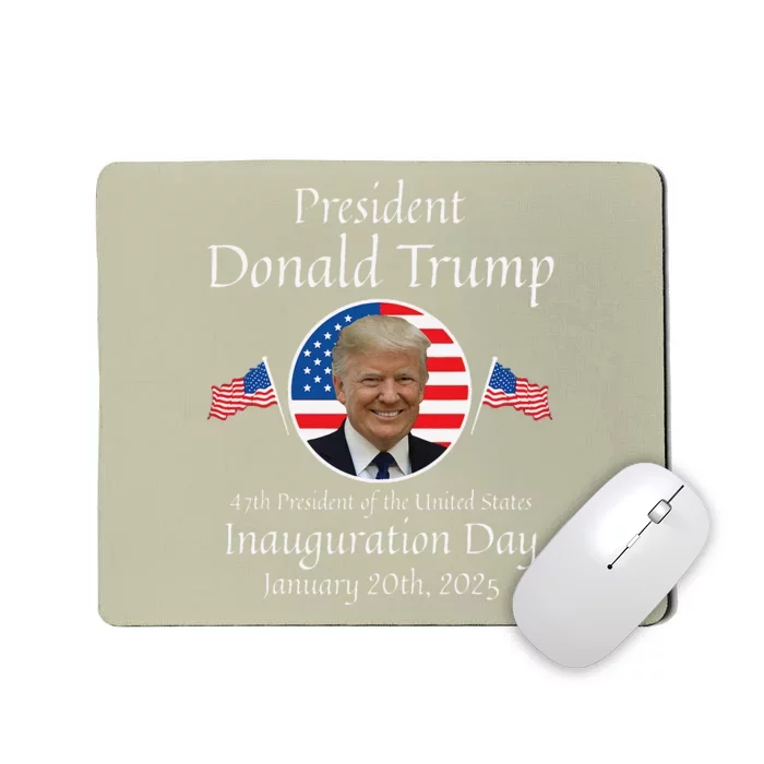 Donald Trump Inauguration Day 2025 47th Usa President Mousepad