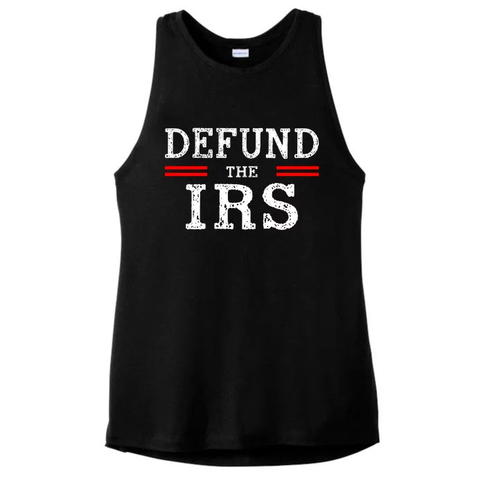 Defund The IRS Ladies Tri-Blend Wicking Tank