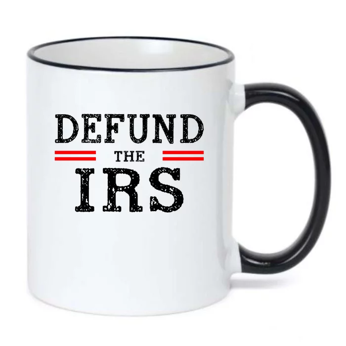 Defund The IRS Black Color Changing Mug