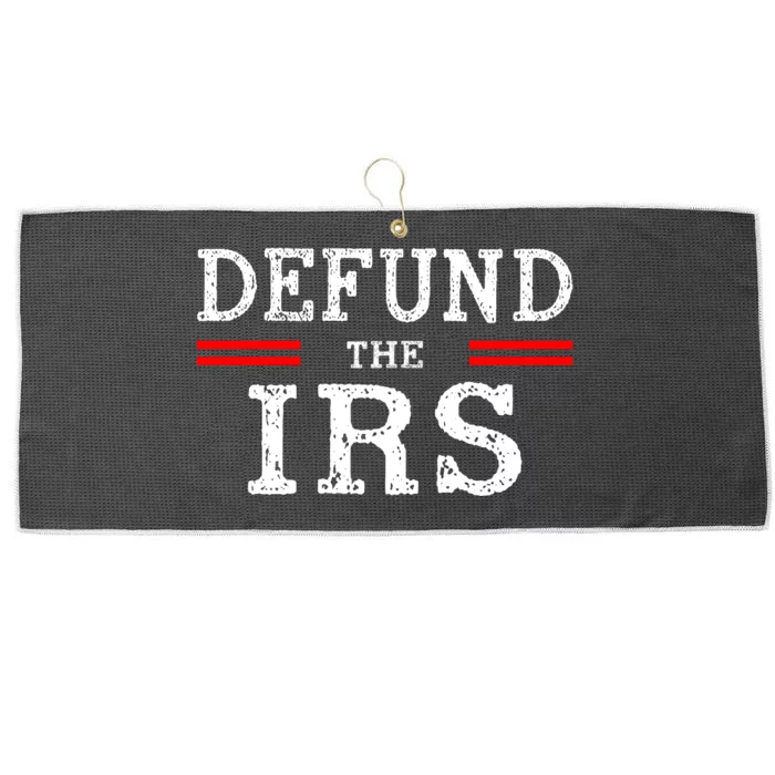 Defund The IRS Large Microfiber Waffle Golf Towel