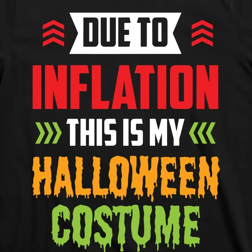 Due To Inflation This Is My Halloween Costume Stagflation T-Shirt