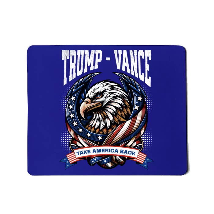 Donald Trump Jd Vance Take America Back Eagle Gift Mousepad