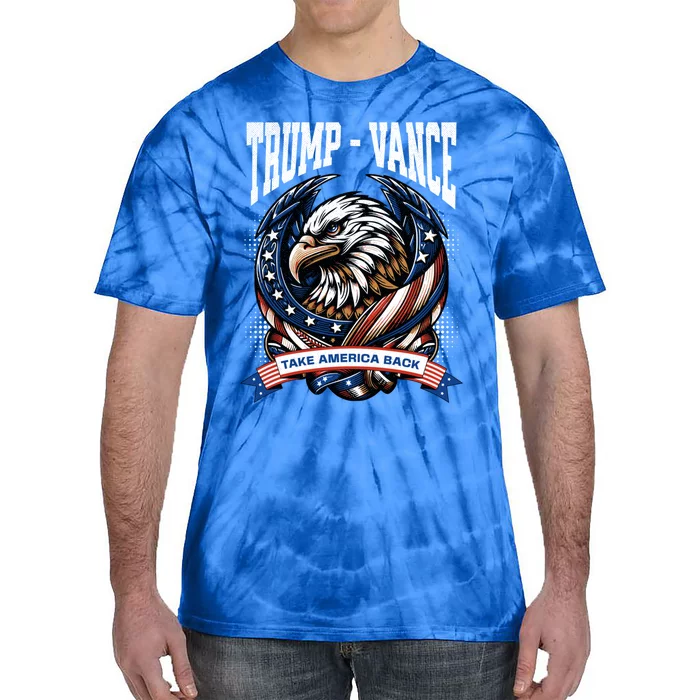 Donald Trump Jd Vance Take America Back Eagle Gift Tie-Dye T-Shirt