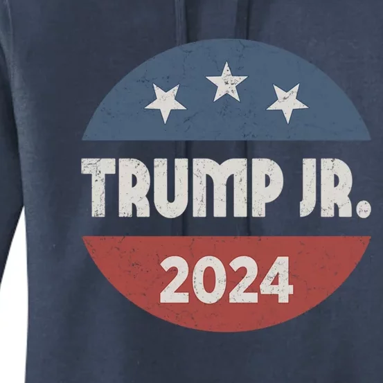 Donald Trump Jr For President 2024 Trump Republican Us Flag Cute Gift Women's Pullover Hoodie