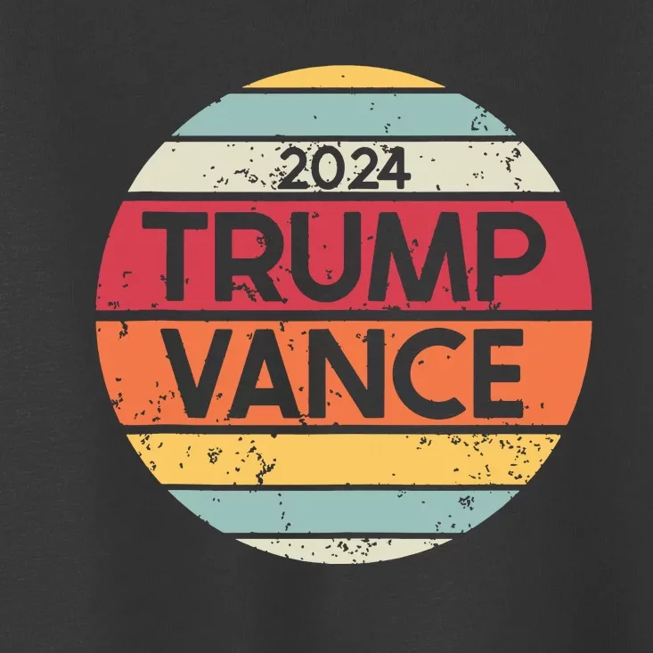 Donald Trump Jd Vance 2024 Retro Style Toddler T-Shirt