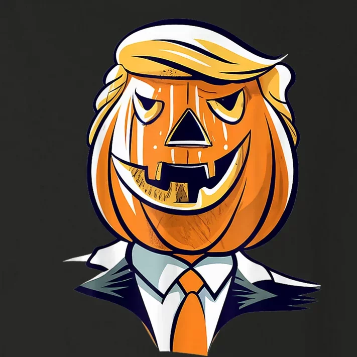 Donald Trumpkin JackOLantern Pumpkin Halloween Trump Toddler Long Sleeve Shirt