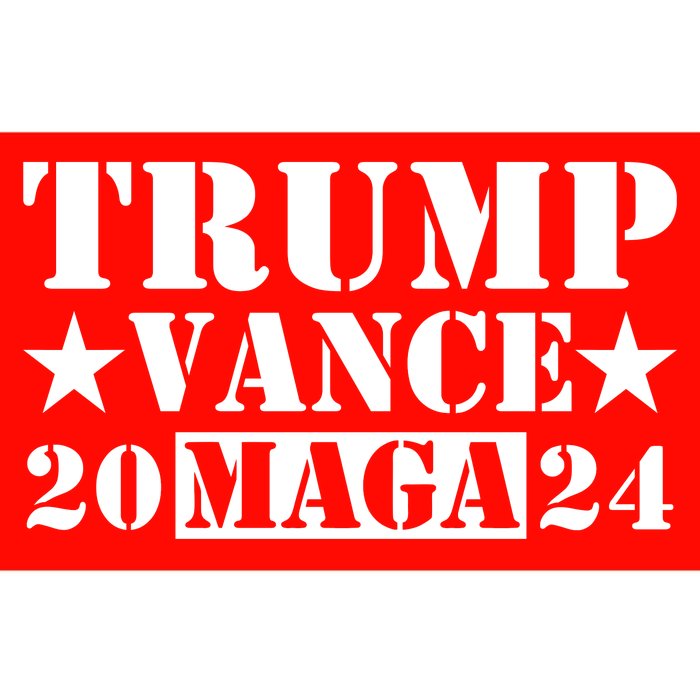 Donald Trump Jd Vance 2024 Maga Army Stamp Bumper Sticker