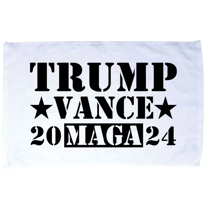 Donald Trump Jd Vance 2024 Maga Army Stamp Microfiber Hand Towel