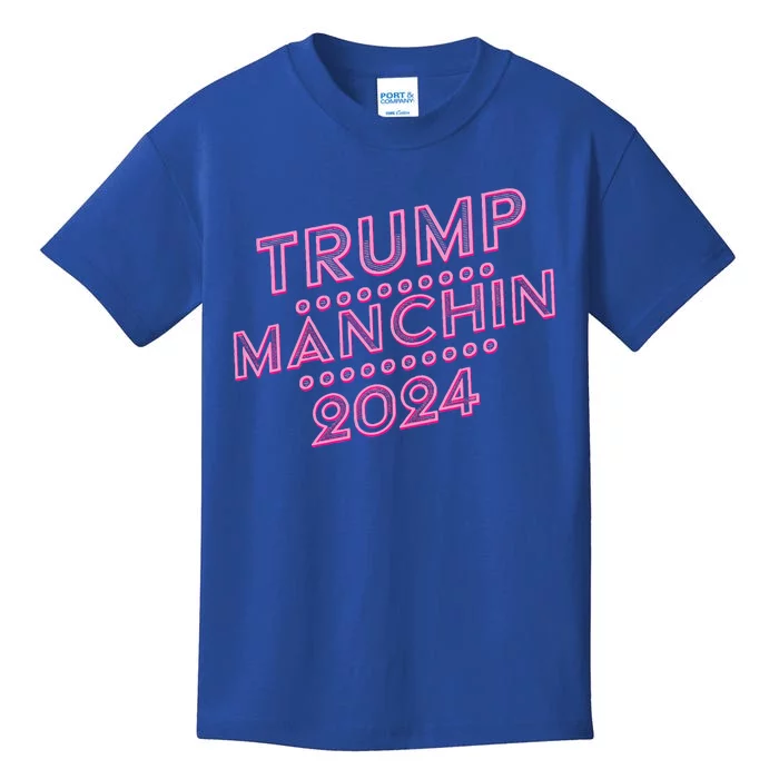 Donald Trump Joe Manchin For Trump 2024 Kids T-Shirt