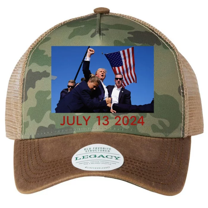 Donald Trump July 13 2024 Legacy Tie Dye Trucker Hat