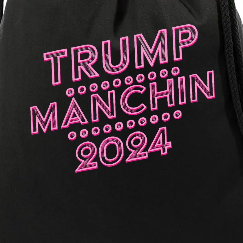 Donald Trump Joe Manchin – Manchin For Trump 2024 Drawstring Bag