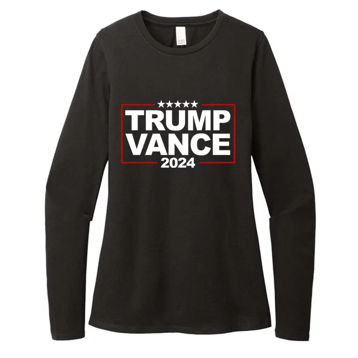 Donald Trump J. D. Vance Vice President 2024 Womens CVC Long Sleeve Shirt