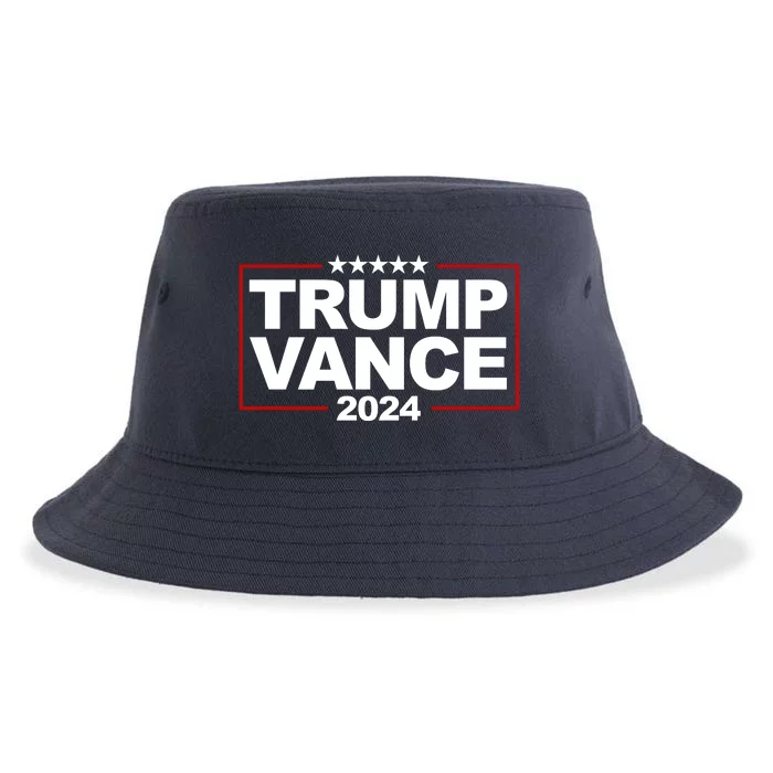 Donald Trump J. D. Vance Vice President 2024 Sustainable Bucket Hat