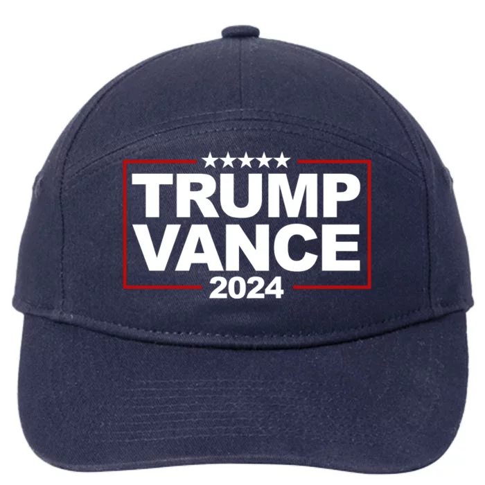 Donald Trump J. D. Vance Vice President 2024 7-Panel Snapback Hat