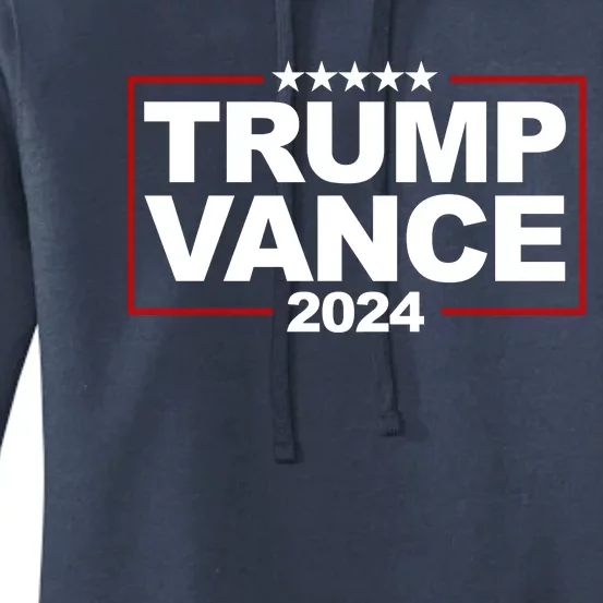 Donald Trump J. D. Vance Vice President 2024 Women's Pullover Hoodie