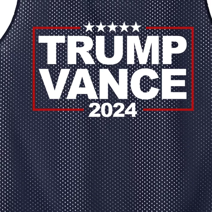 Donald Trump J. D. Vance Vice President 2024 Mesh Reversible Basketball Jersey Tank