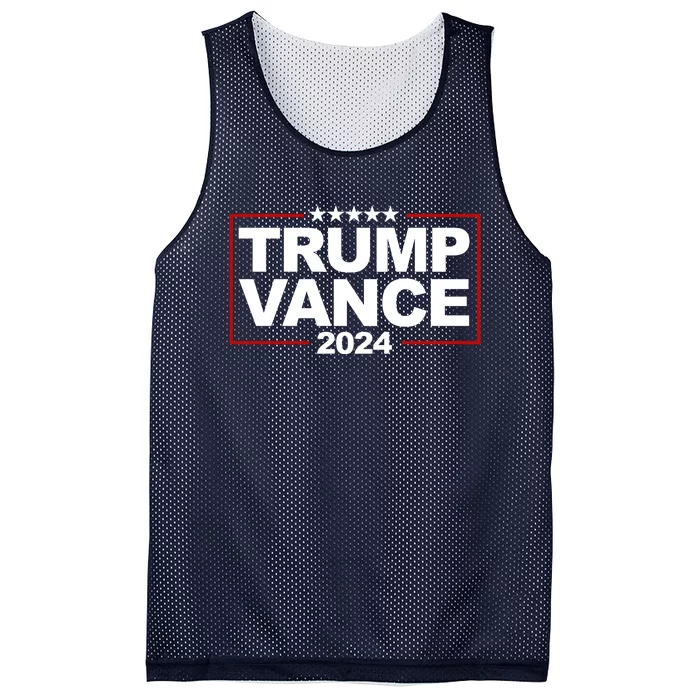 Donald Trump J. D. Vance Vice President 2024 Mesh Reversible Basketball Jersey Tank