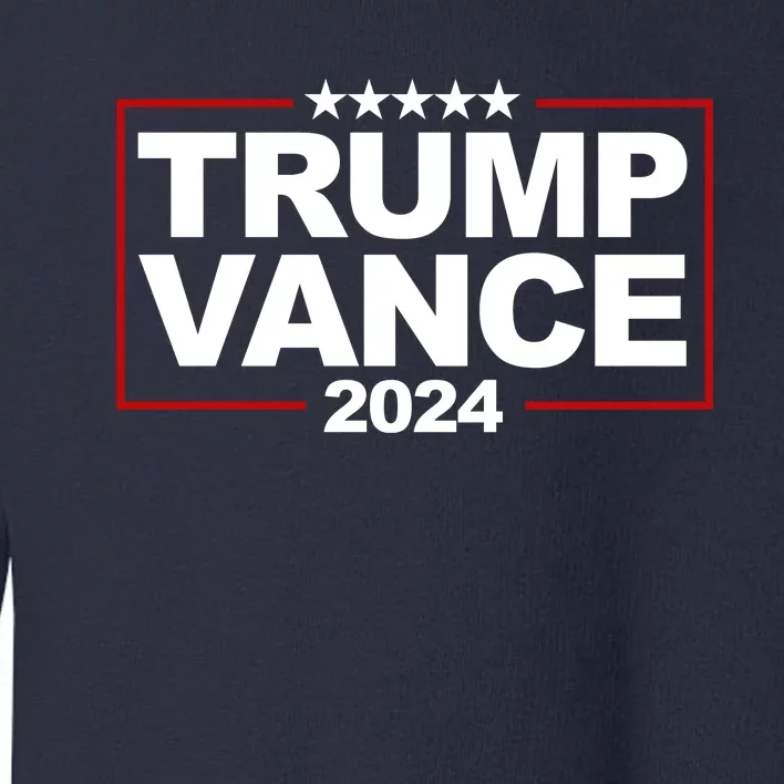 Donald Trump J. D. Vance Vice President 2024 Toddler Sweatshirt