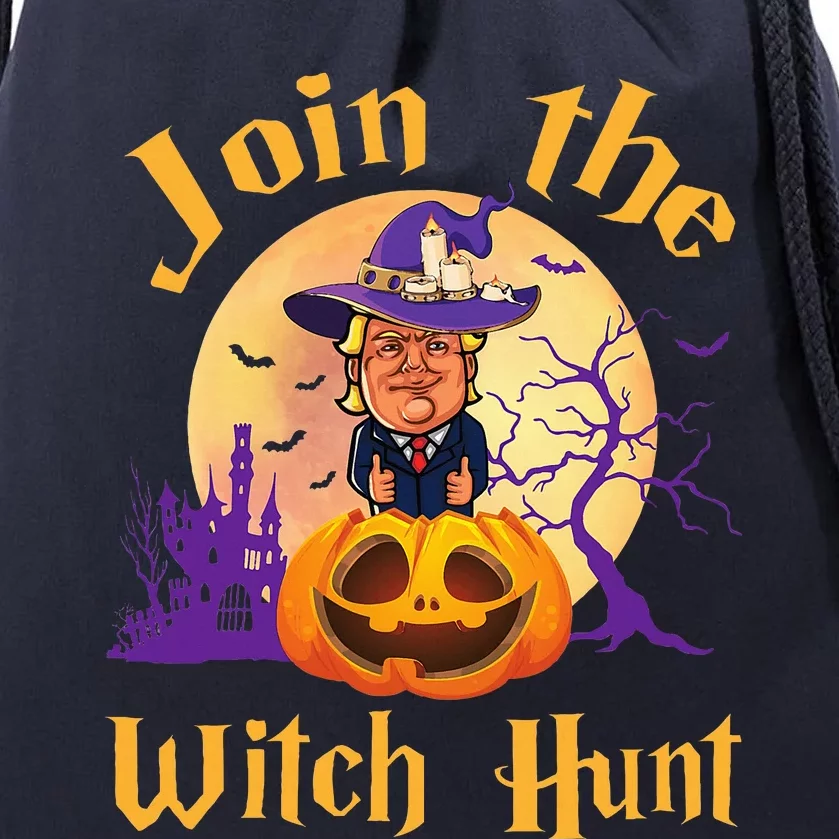 Donald Trump Join The Witch Hunt Drawstring Bag