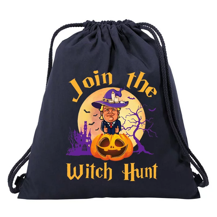 Donald Trump Join The Witch Hunt Drawstring Bag