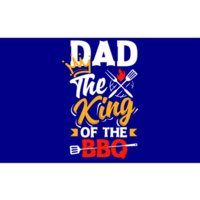 Dad The King Of The Bbq Father's Day Grill Gift Bumper Sticker