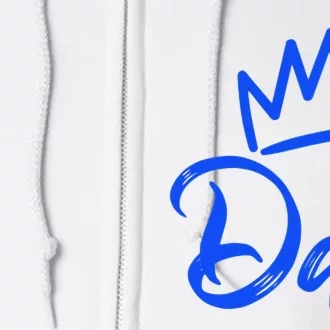 Dax The King Blue Crown & Name Full Zip Hoodie