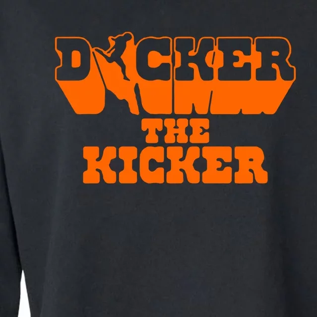 Dicker The Kicker Cameron Dicker Texas Football Cropped Pullover Crew