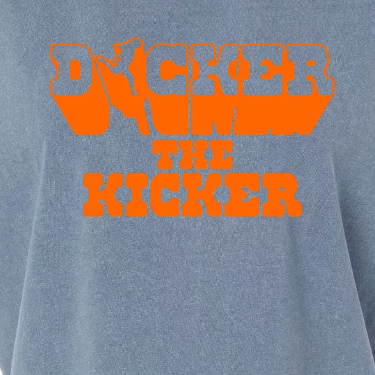 Dicker The Kicker Cameron Dicker Texas Football Garment-Dyed Women's Muscle Tee