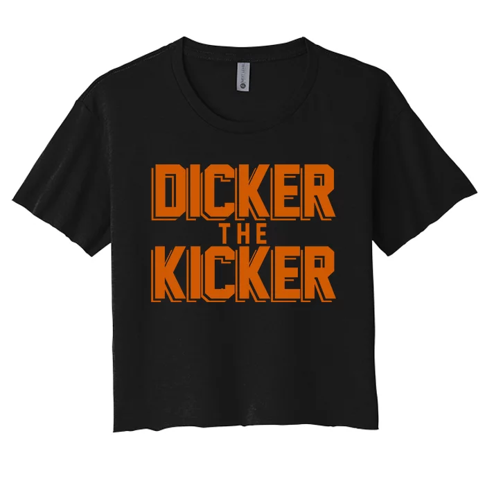 Dicker The Kicker Women's Crop Top Tee