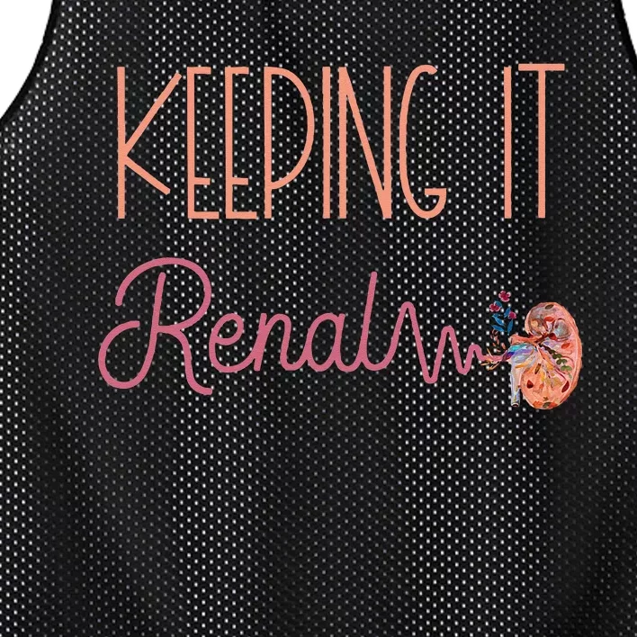 Dialysis Technician Kidney Keeping It Renal Nephrology Nurse Mesh Reversible Basketball Jersey Tank