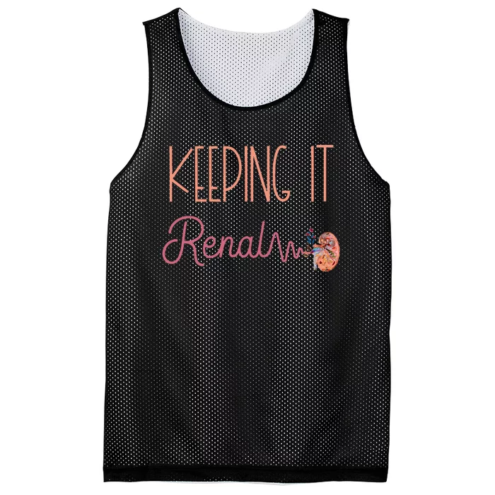 Dialysis Technician Kidney Keeping It Renal Nephrology Nurse Mesh Reversible Basketball Jersey Tank