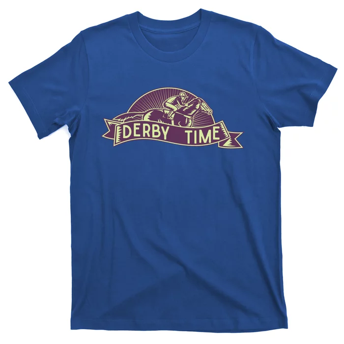 Derby Time Kentucky Horse Racing Mem/ Festival Party Gift T-Shirt