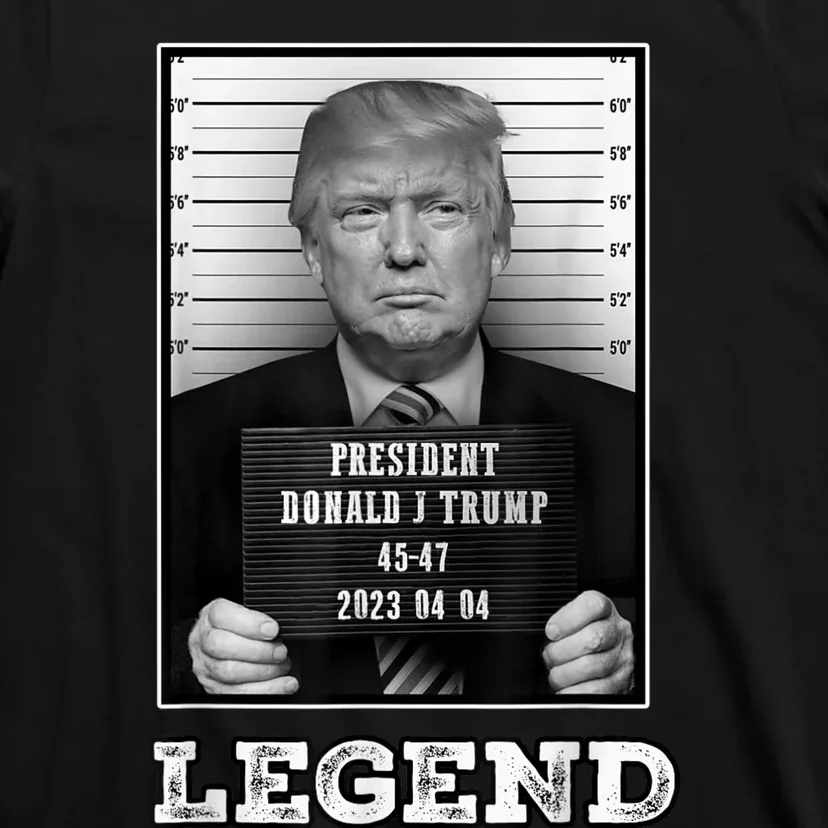 Trump 2024 Mugshot President Legend T-Shirt