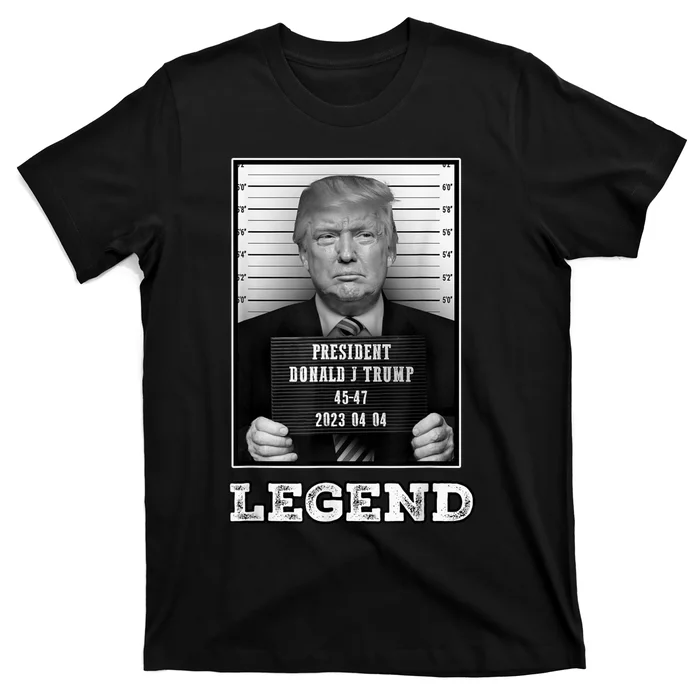 Trump 2024 Mugshot President Legend T-Shirt