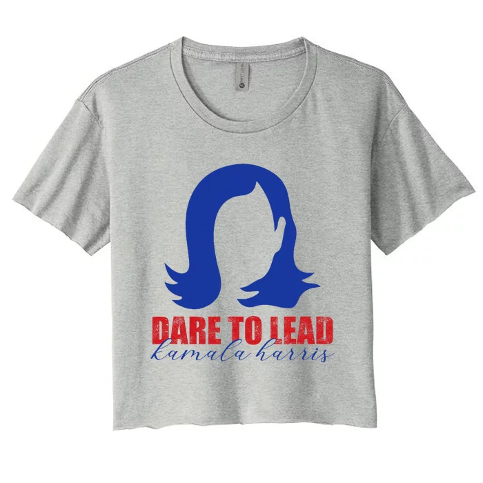 Dare To Lead Kamala Harris 2024 Supporter Women's Crop Top Tee