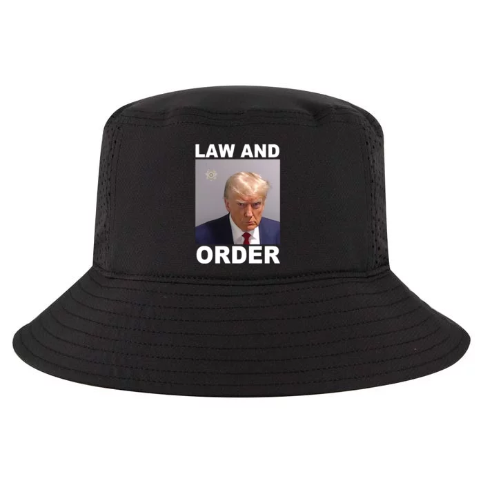 Donald Trump Law And Order Mugshot Cool Comfort Performance Bucket Hat