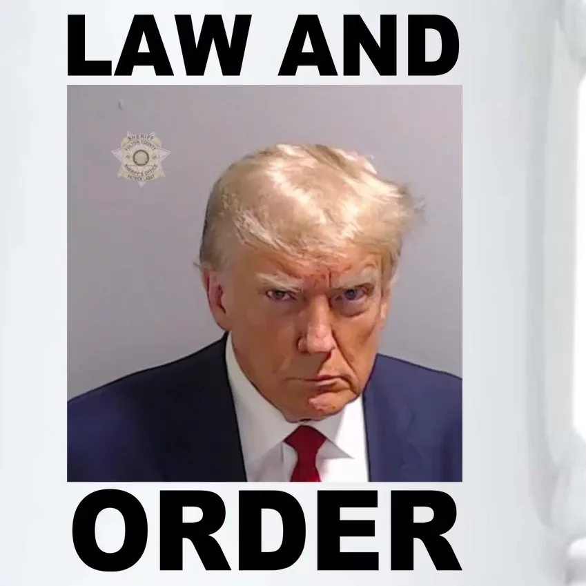 Donald Trump Law And Order Mugshot Black Color Changing Mug