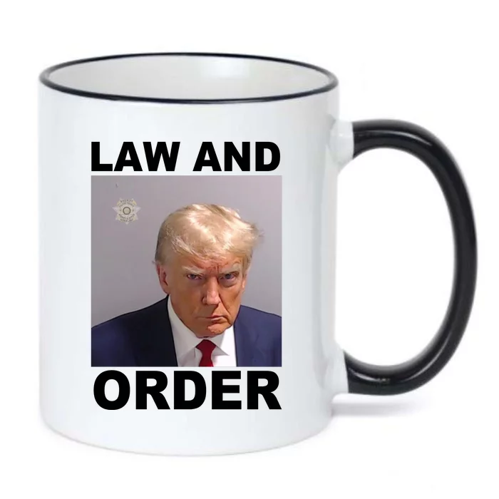 Donald Trump Law And Order Mugshot Black Color Changing Mug