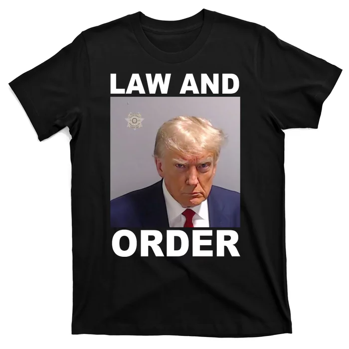 Donald Trump Law And Order Mugshot T-Shirt