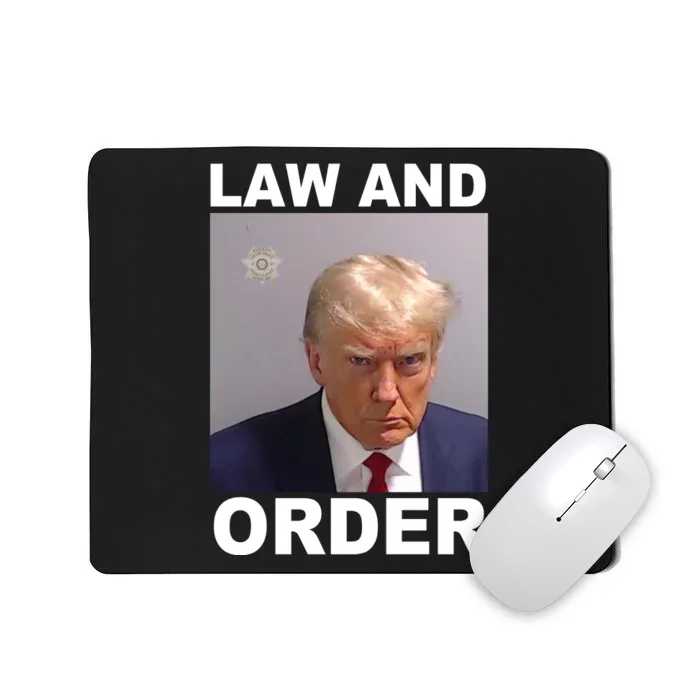 Donald Trump Law And Order Mugshot Mousepad