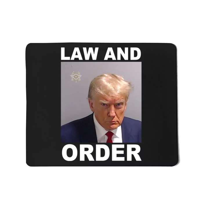 Donald Trump Law And Order Mugshot Mousepad