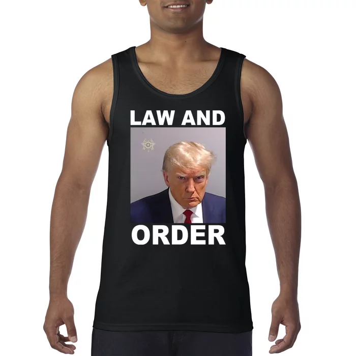 Donald Trump Law And Order Mugshot Tank Top