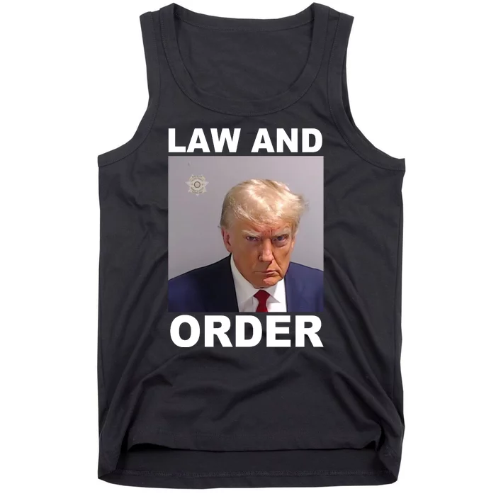 Donald Trump Law And Order Mugshot Tank Top