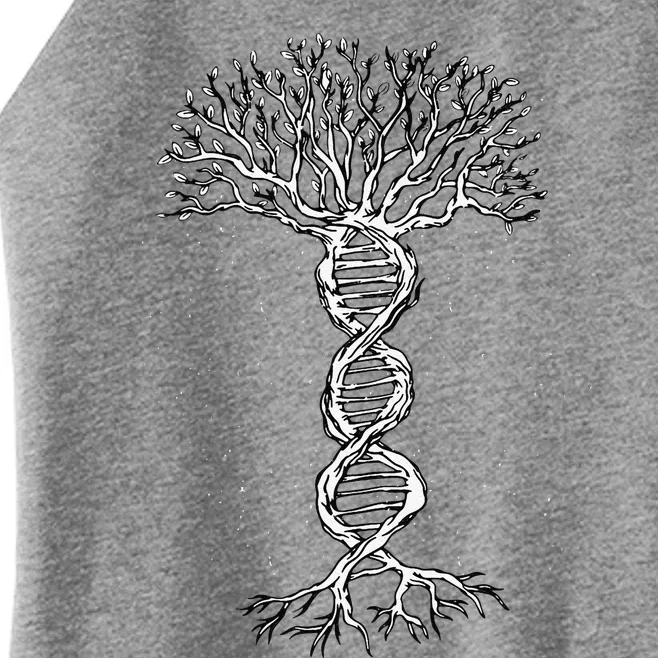 DNA Tree Life Genetics Biologist Science Earth Day Women’s Perfect Tri Rocker Tank