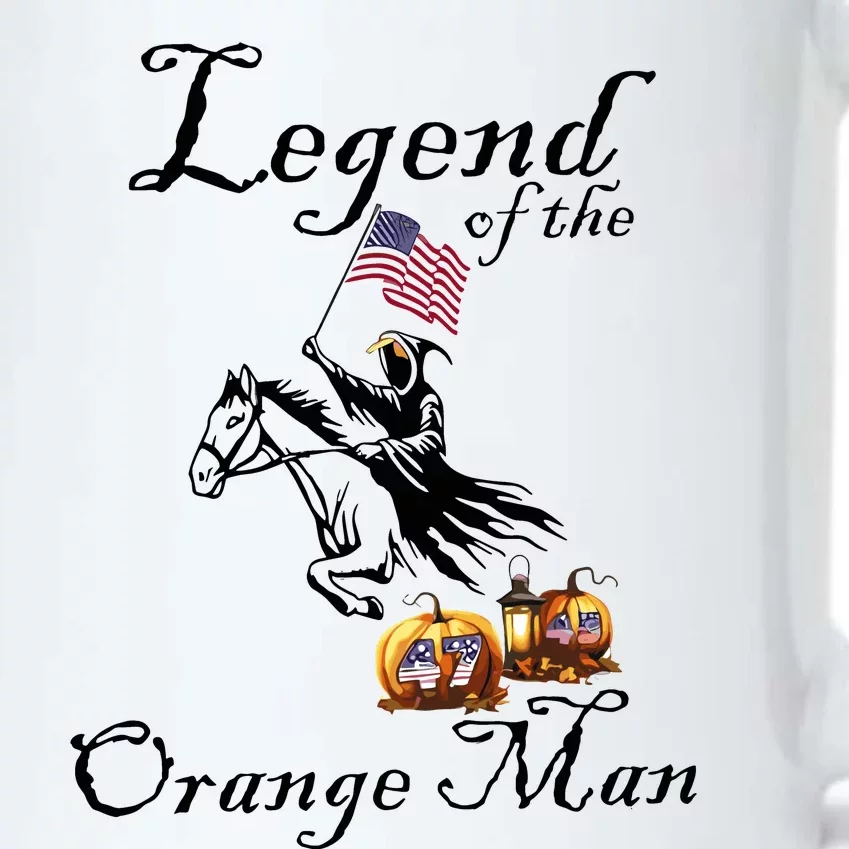 Donald Trump Legend Of The Orange Man Halloween Black Color Changing Mug