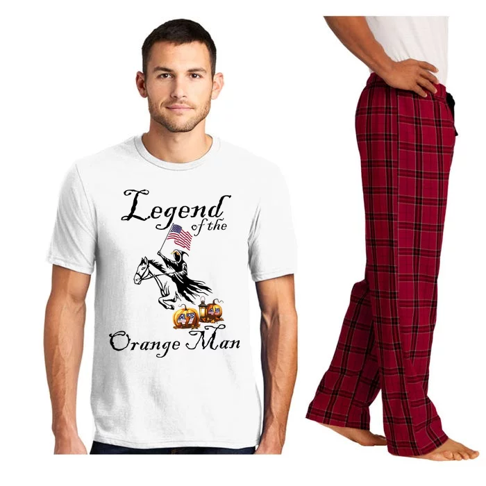 Donald Trump Legend Of The Orange Man Halloween Pajama Set