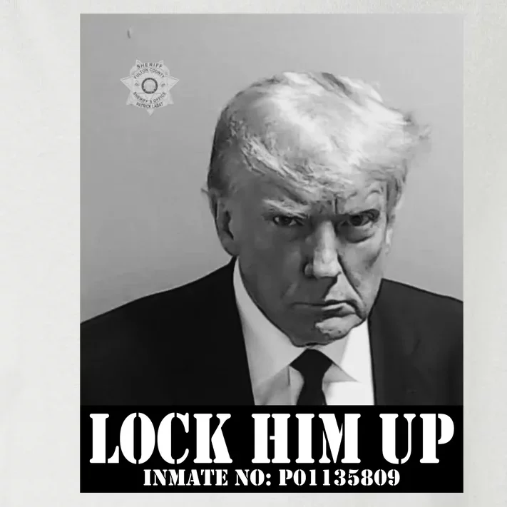 Donald Trump Lock Him Up Inmate Mugshot Toddler Long Sleeve Shirt