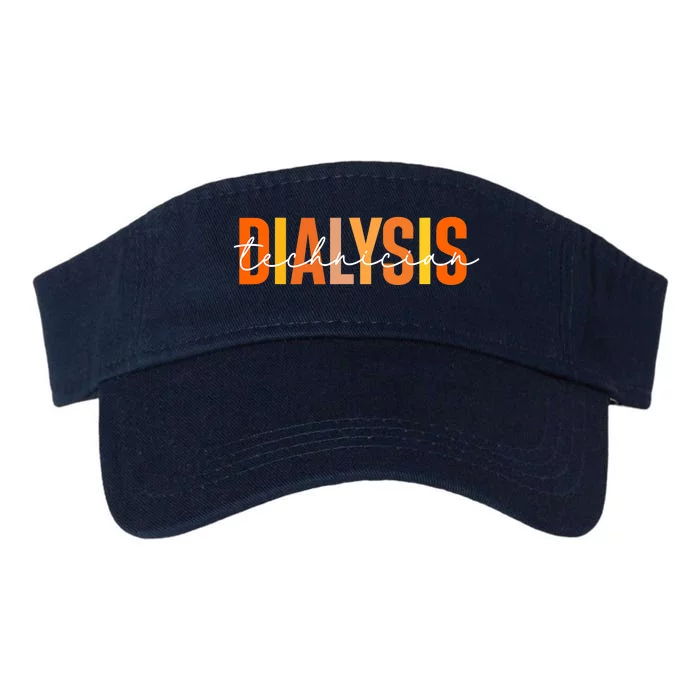 Dialysis Technician leopard Fall Season Lovers Thanksgiving Valucap Bio-Washed Visor