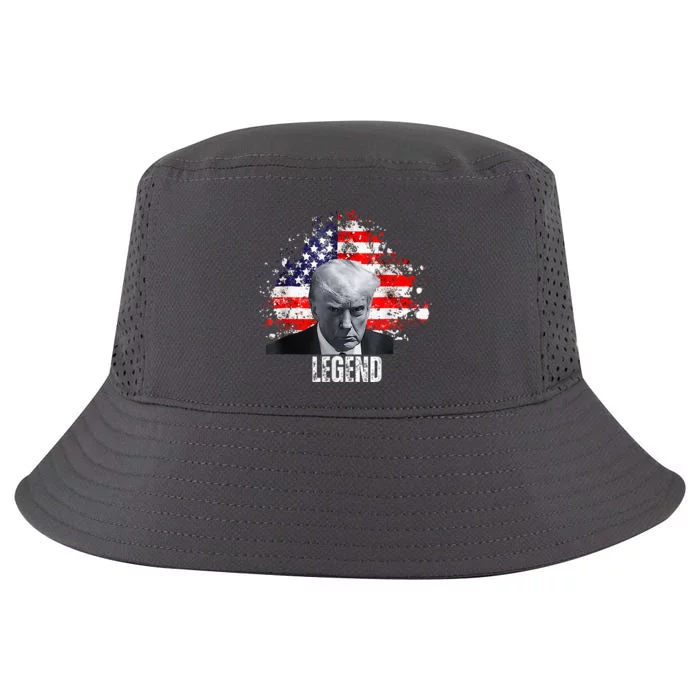 Donald Trump Legend Mug Shot Cool Comfort Performance Bucket Hat